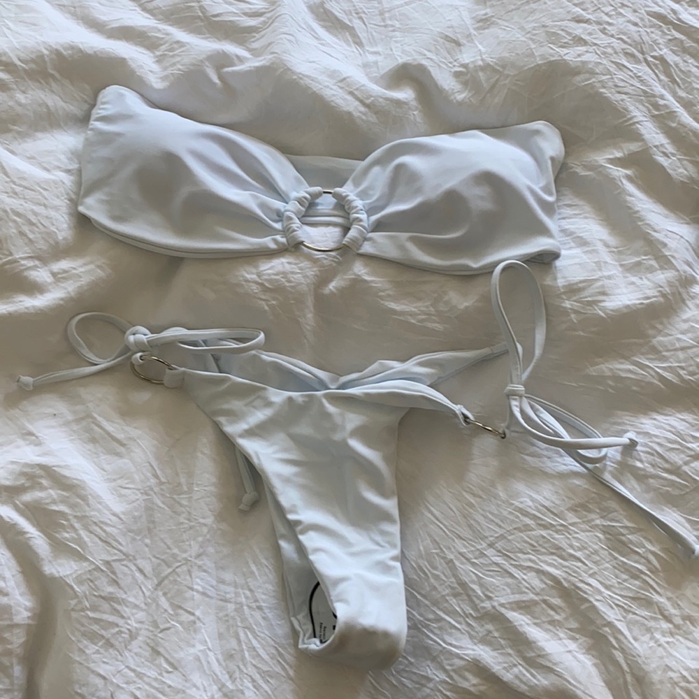 White bikini